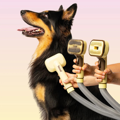 Shedly™ - 3-In-1 Vacuum Pet Brush